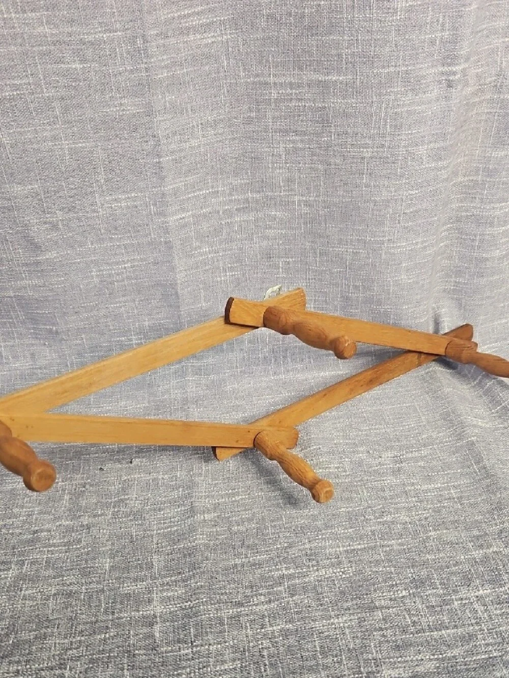 Wooden Expandable Wall Rack - Brown